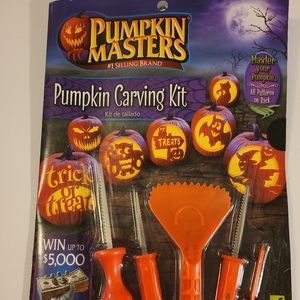 Halloween carving set and party kit